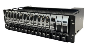 Populated ViaLite 3U Rack Chassis